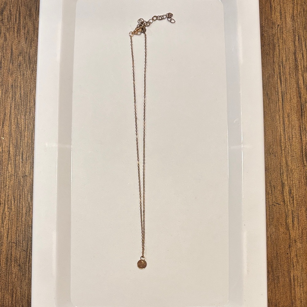 Bronze Tone Simple Necklace